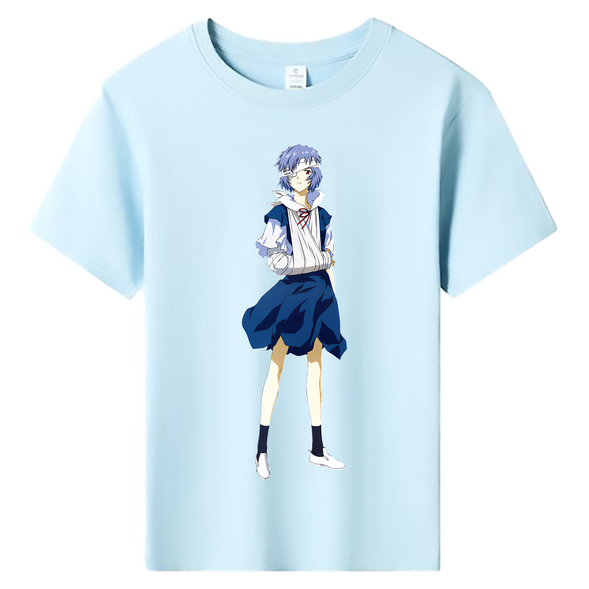 （画像用） EVA 新世紀エヴァンゲリオン 綿100％キッズTシャツ（フロントプリント）